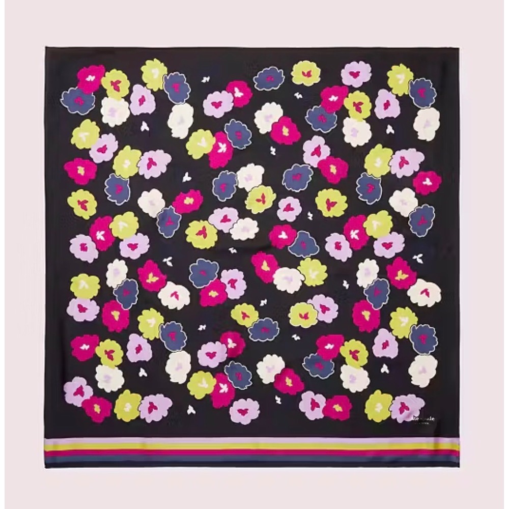 Kate Spade‎ Silk Scarf Floral Large